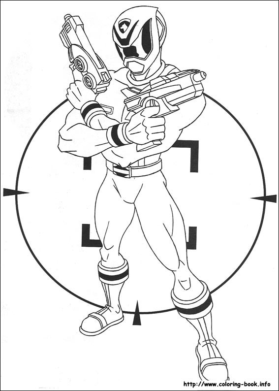 Power Rangers coloring picture